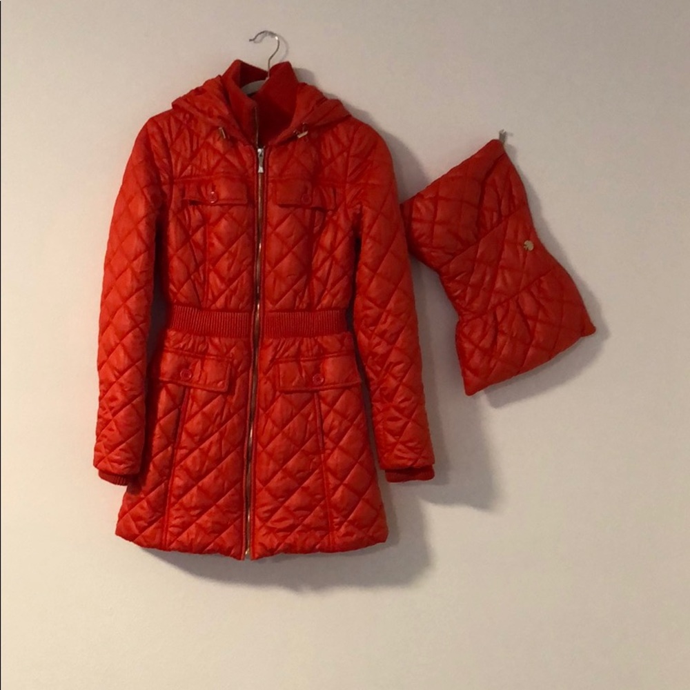 Kate Spade Puffer Jacket w/ Puffer Purse